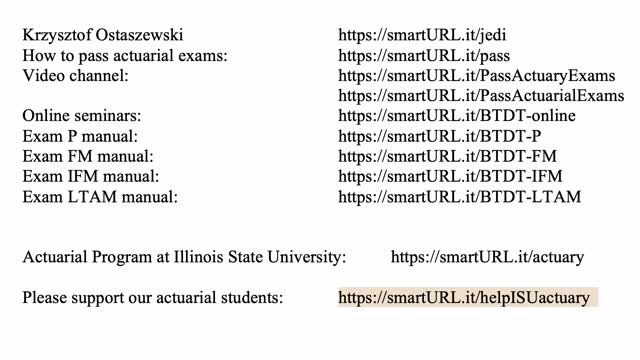 Exam LTAM exercise for October 3, 2021