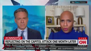 Jake Tapper and Rep. Ayanna Pressley