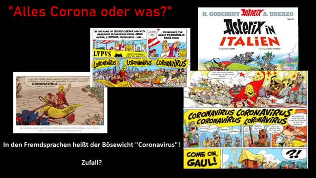 Asterix und Coronavirus - Corona als Comic?