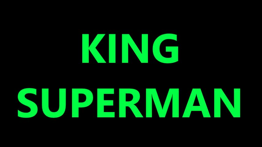 KING SUPERMAN : THE RIGHT HAND OF FURY!!! A MUST SEE VIDEO!!!