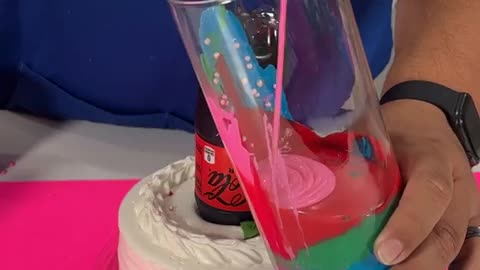 When they pour it!!!