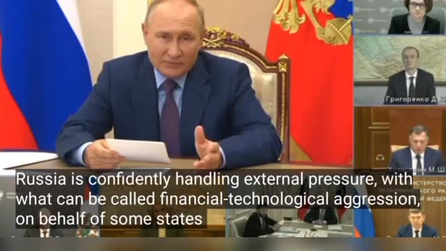 Russia is handling the "financial - technological aggression" on behalf of certain states.