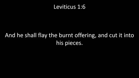 KJV Bible Leviticus Chapter 1