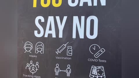 Freedom rally say no to mandatory vaccine Perth