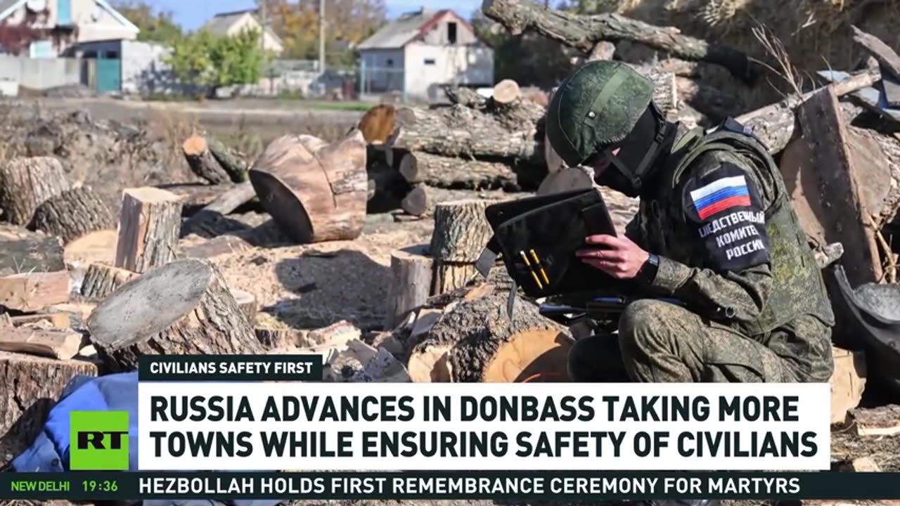 Russia advances in Donbass, taking more towns while ensuring civilians safety