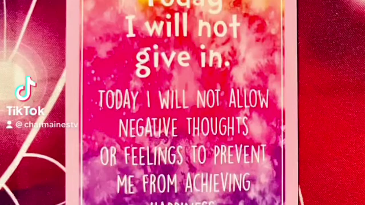 Won’t Give UP #tarot #affirmations #message #viral #daily