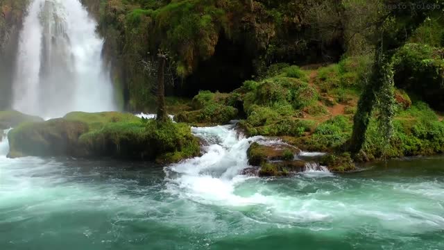 Relaxing Music with Waterfall Nature Sounds in HD