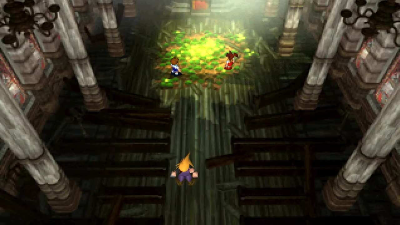 Aeris's Ghost in Sector 5 Church (Disc 2 Disc 3) - FF7