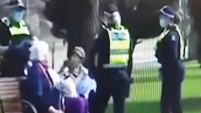Australian police harrass Elders & snatch their phone away