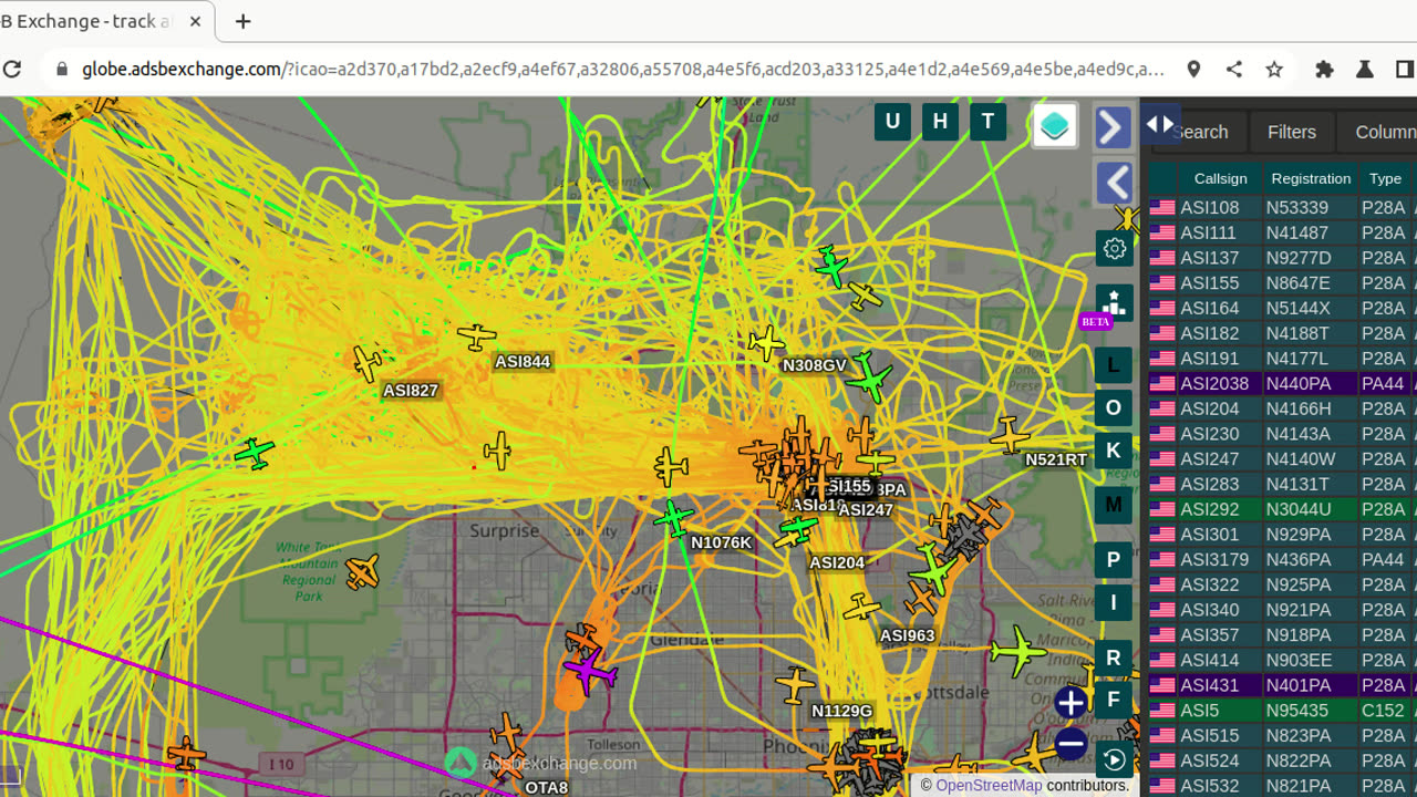 N332PA N416PA CHINA still gang bangin ARizona from KDVT - Feb 16th 2024