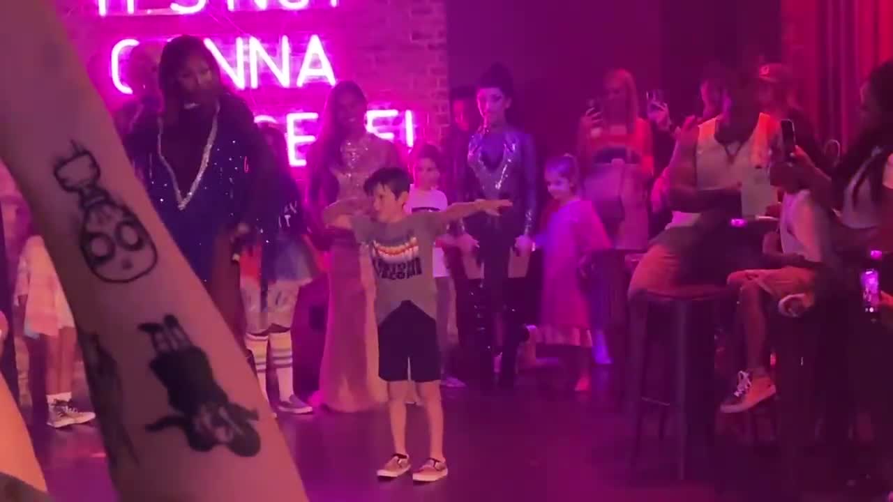 Crowd Cheers on as Children "Perform" with Drag Queens