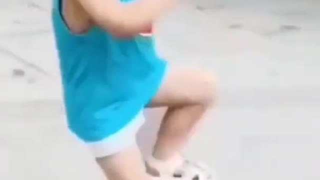 Cute baby dancing front of many people so funny video