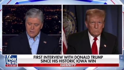 President Trump interview on Hannity!