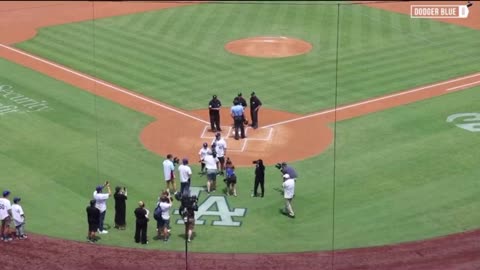 Chris Pratt at Dodgers Christian Faith and Family Day