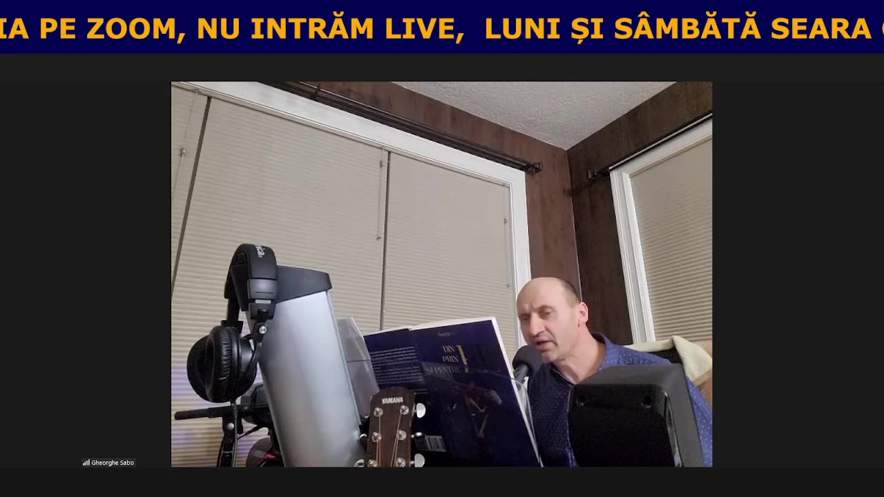 GEORGE SABO -NU CĂDEA ÎN DEZNĂDEJDE- CALEA CĂTRE RAI PĂRTĂȘIE #live #songwriter #creștinism #podcast