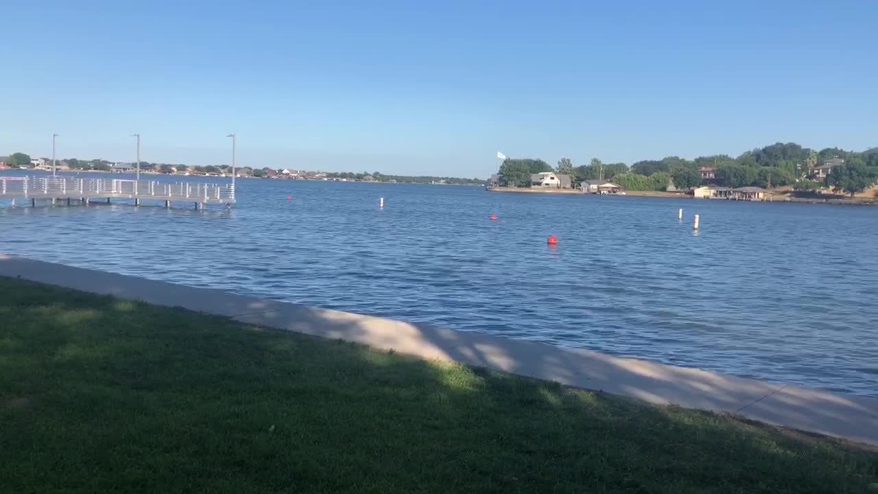 Sometimes it is cool just to watch the waves at the lake.