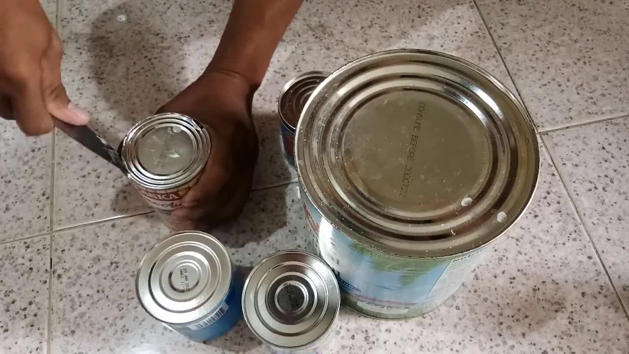 How to Open A Can With Knife.Dont Mistak during Open