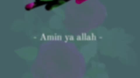 Amin ya allah