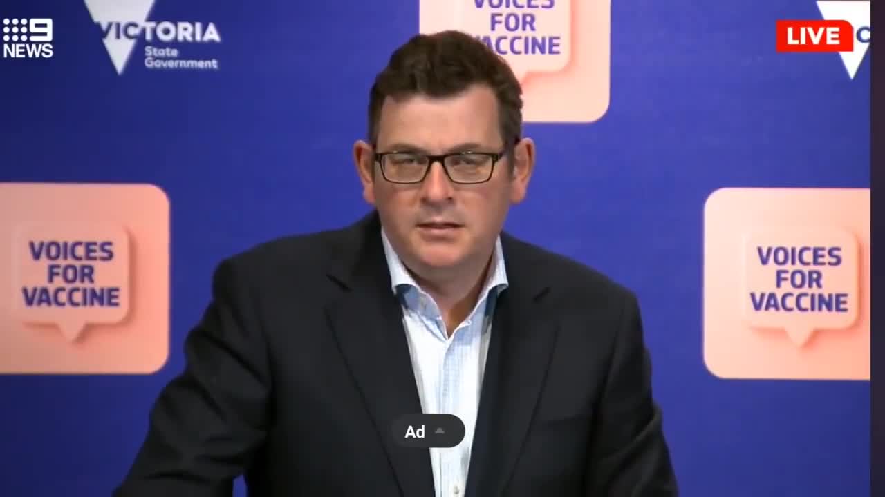 Dan Andrews locks out the un-vaccinated from health care