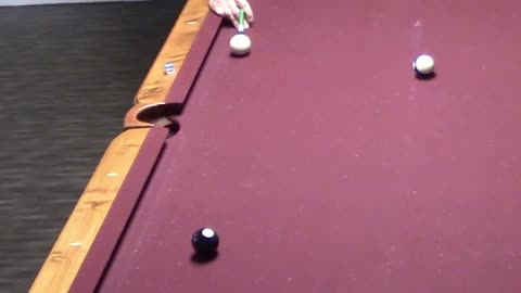 8-BALL BANK SHOT TO WIN THE GAME!