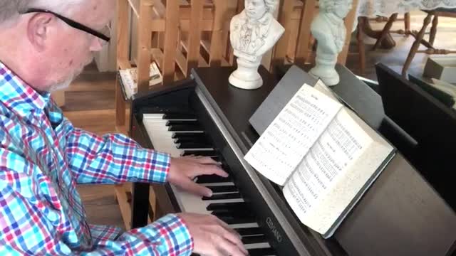 Jesus Paid It All — Kendall Straight on the piano