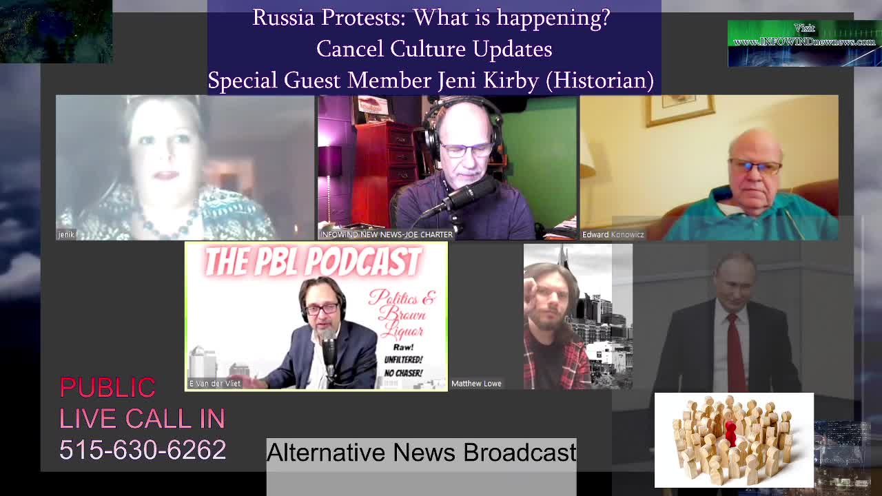 Russia Protests: What is happening? Cancel Culture Updates with Jeni Kirby (Historian)