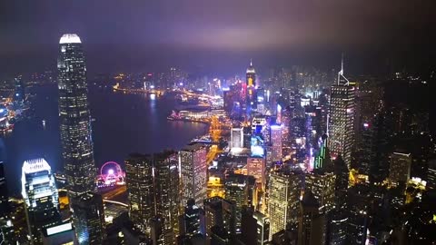 Hong Kong's night scene