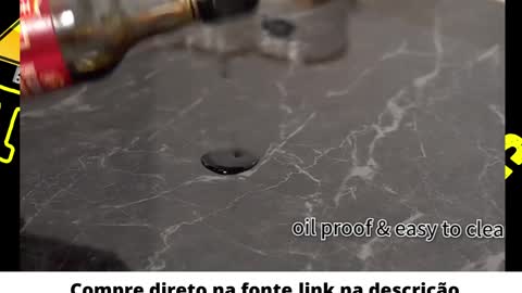 Waterproof adhesive, marble design