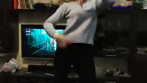 Cheerful dancing