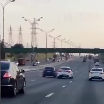 Road Rage Accident in Moscow