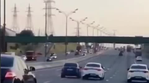 Road Rage Accident in Moscow
