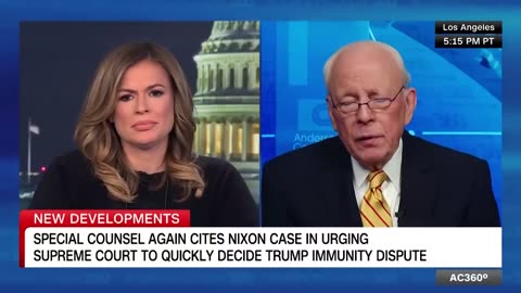 Ex-Nixon counsel raises alarm, stating Trump case threatens more than Watergate did.