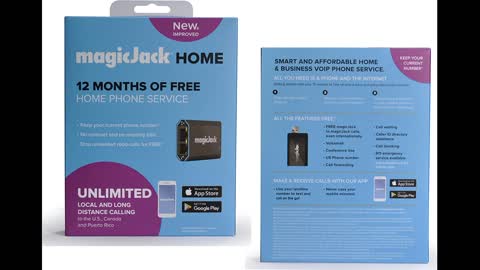 Review: magicJack, New 2022 VOIP Phone Adapter, Portable Home and On-The-Go Digital Service. Un...