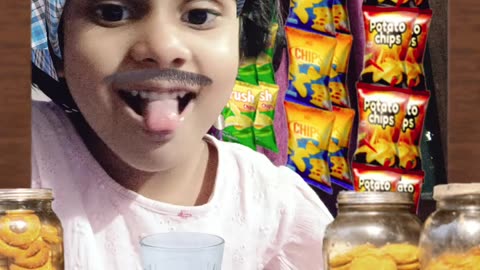 The small kid#playing game on snap#watch it