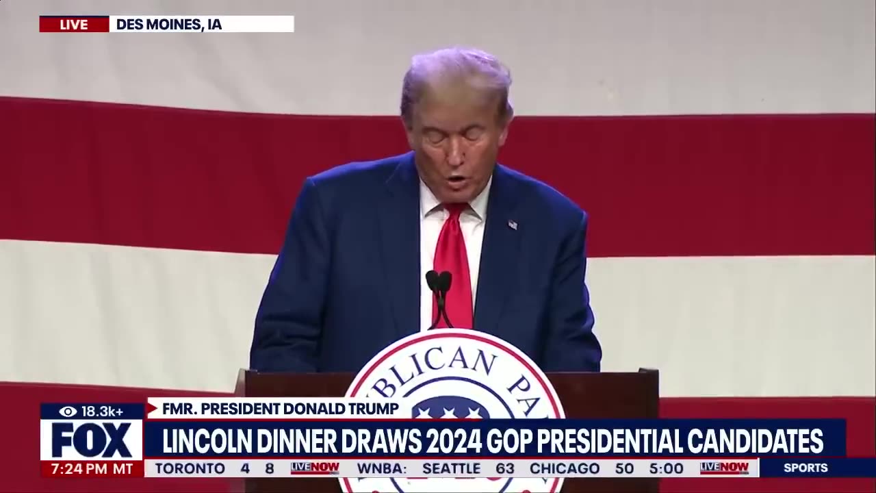 Donlad Trump takes shots at Biden : Breaking NEWS