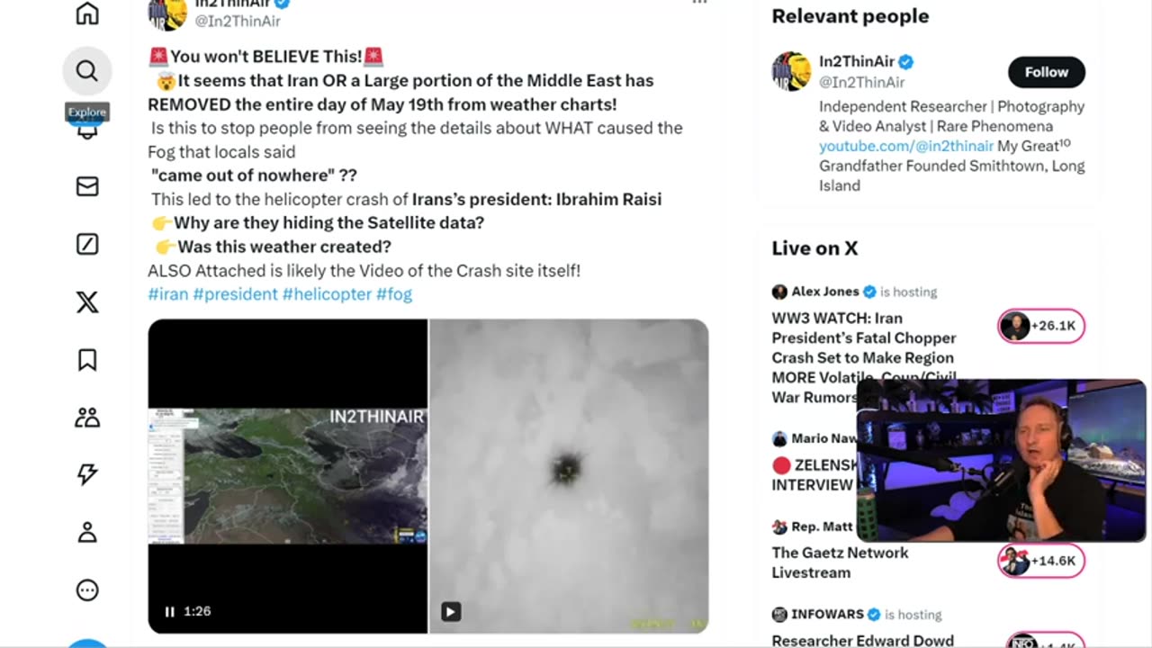 SUSPICIOUS: Satellite Data Missing And Fog Out Of Nowhere! Accident Or War??