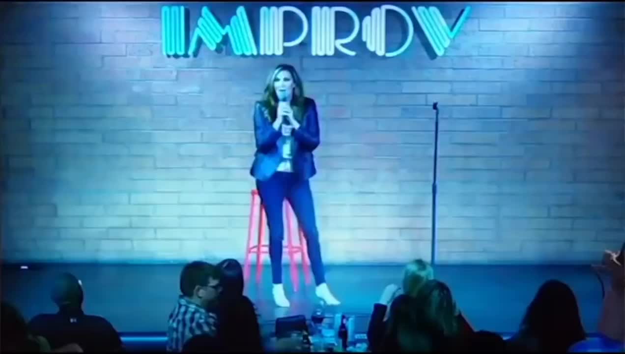 Woman collapses on stage after mocking Jesus Christ