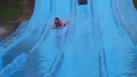 Funny Water Sliding Video