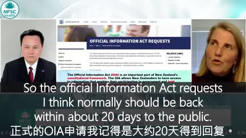 Use New Zealand's OIA system to get the information that the government didn't disclose