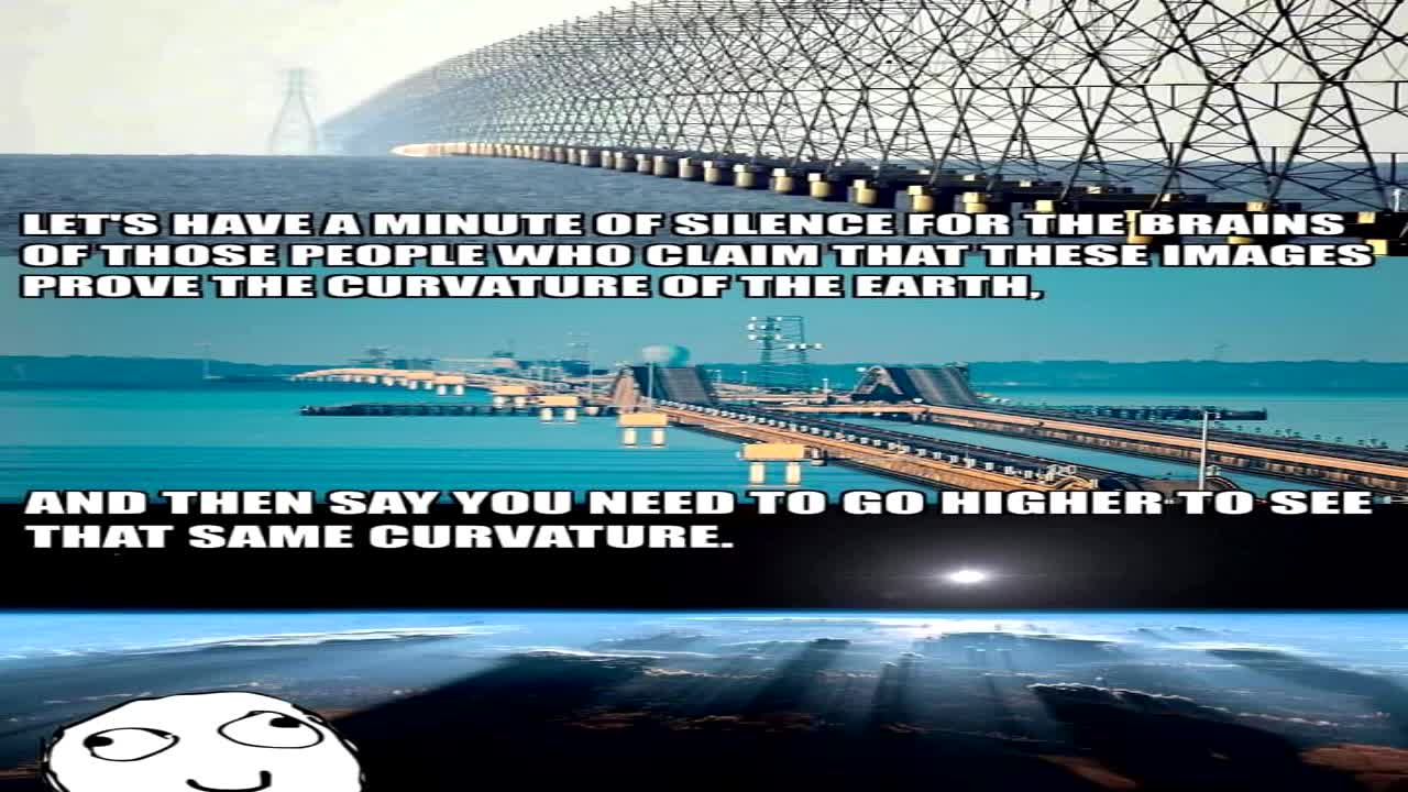 Lake Pontchartrain Bridge - Flat Earth