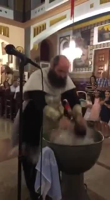 Baptism of a child seems Questionable