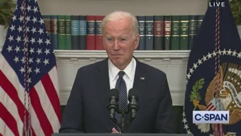 Biden: "As of this moment I'm convinced he made the decision," to invade Ukraine.