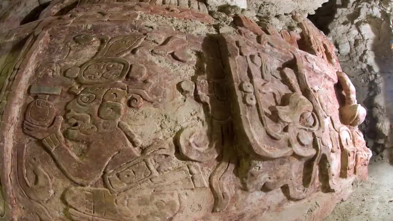 GIGANTIC FRIEZE FOUND IN BURIED PYRAMID!!!