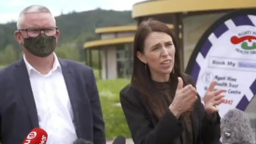 Jacinda Ardern shuts down press conference after being asked why vaccines are not working in Israel