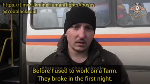 Civilian from Nikólskoye. He speaks about how when AFU entered the town
