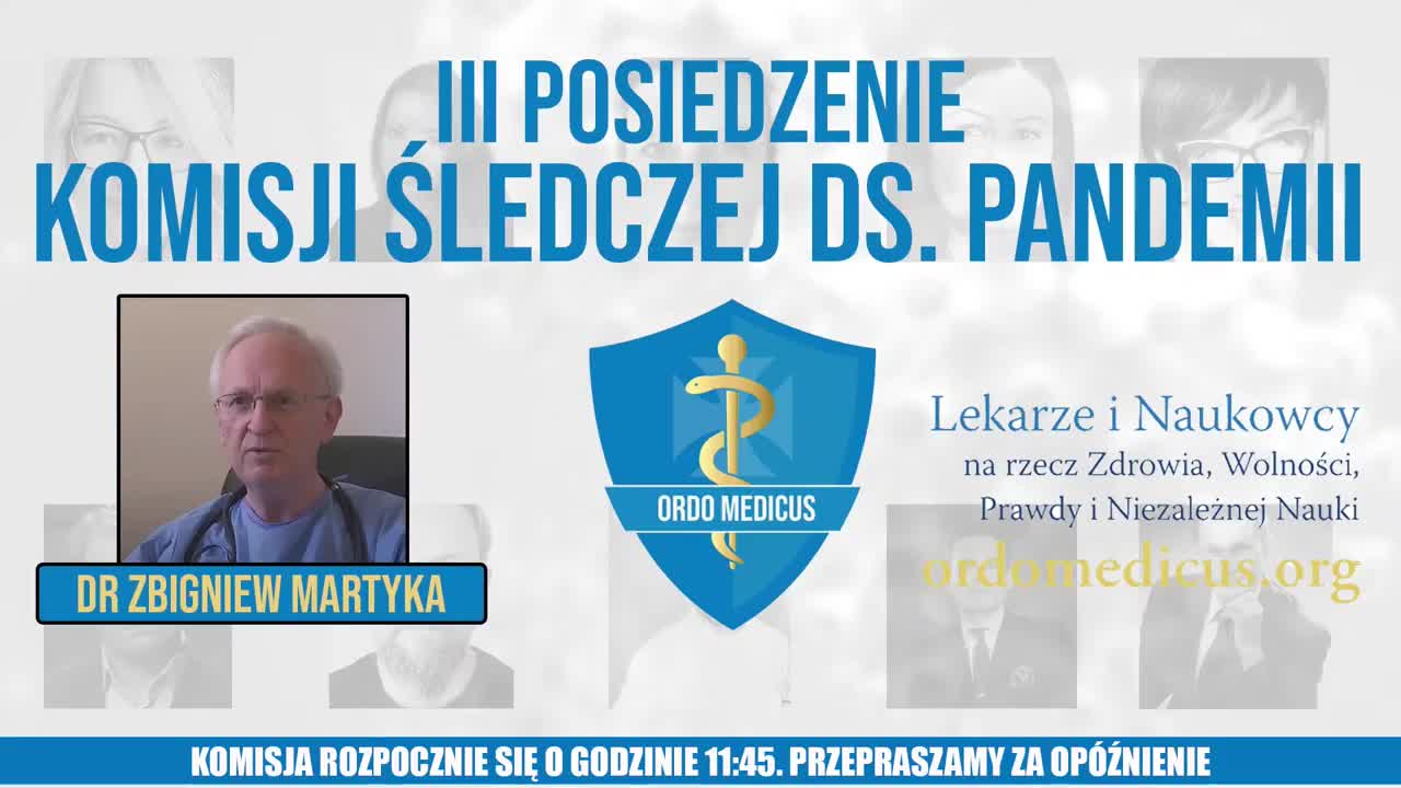 III posiedzenie Komisji Śledczej ds. pandemii. Przesłuchiwany: dr n. med. Zbigniew Martyka