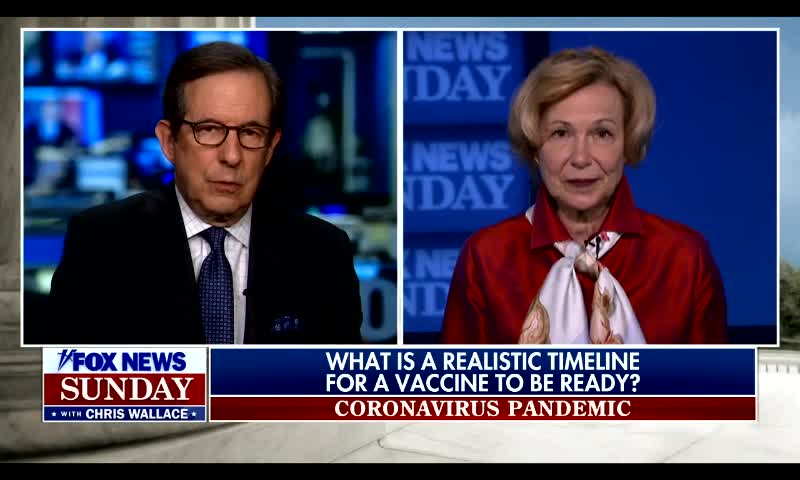 Birx explains to Chris Wallace that she's not Trump's mother