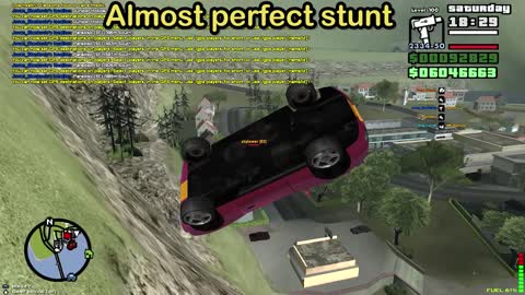 Almost Perfect Stunt at Bayside in GTA San Andreas