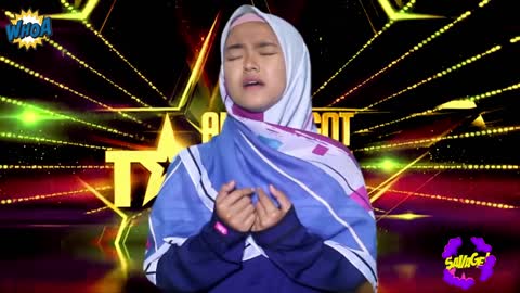 Viral, Juri Arab Got Talent Menangis Saat Muslimah Cantik Ini Melantunkan Sholawat Merdu (Parody)