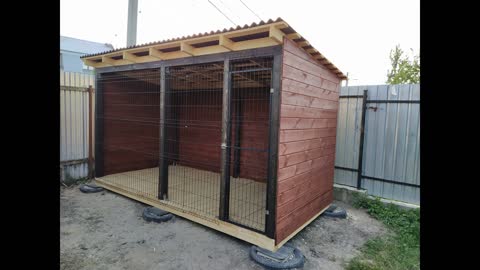How to build a nice wood dog home!